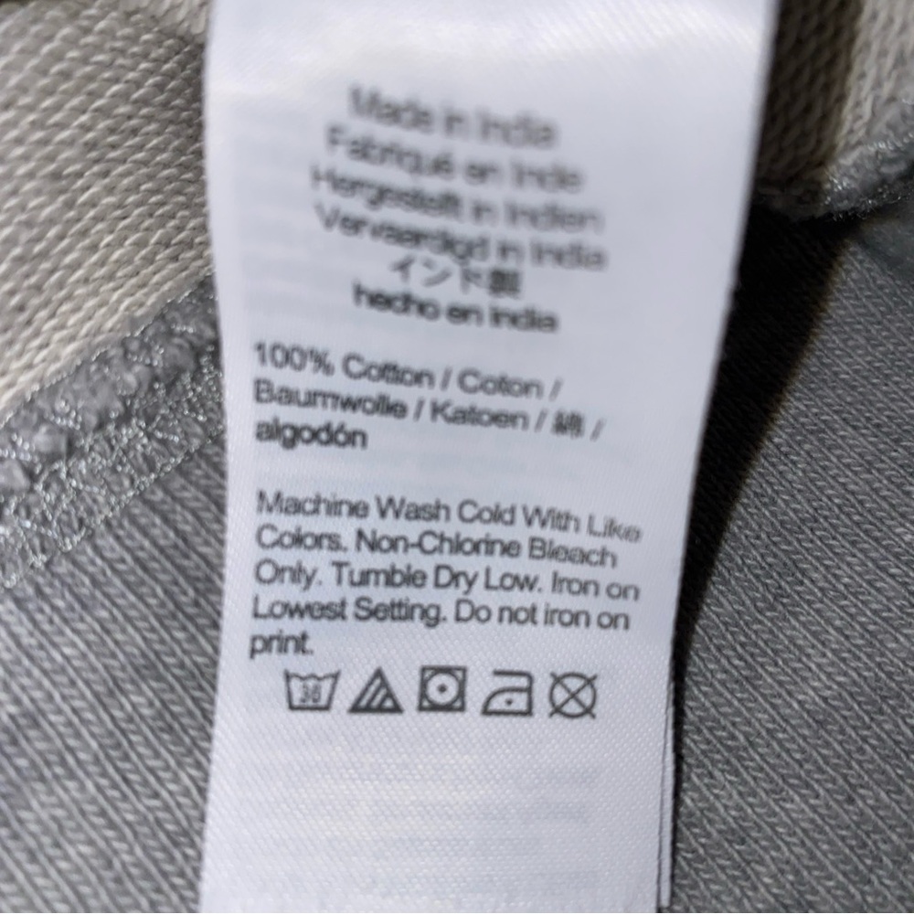 J.Crew Men’s Grey Mallard Duck Sweatshirt Size M - Picture 8 of 8